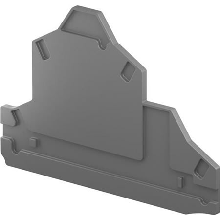 1snk 705 960 r0000 2mm end section cover dark gray
